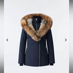 BNWT MACKAGE AKIVA down coat with Toscana fur trimmed hood